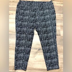 Alia Monochrome Tweed Trousers Sz 22W